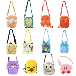 Soft Plush Character Shoulder Bag – Trendy Anime Backpack for Fans