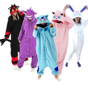 TAKARA TOMY Pokémon Kigurumi Onesie – Cozy Anime Pajama Costume