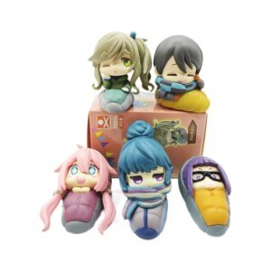 Yuru Camp Sleep Series Mini Figure Set – 5 Piece Collection