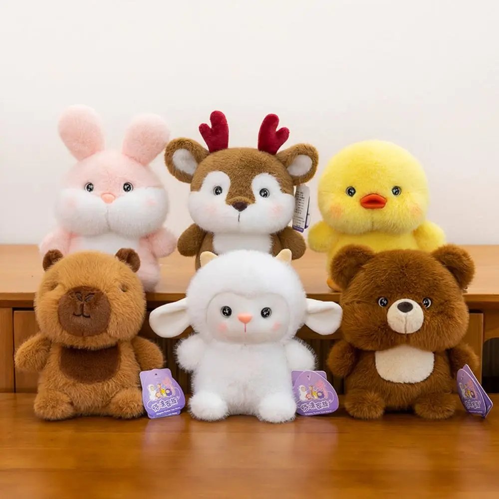 Kawaii Plush Animal Companion – Soft Mini Desk Plush Collection - Image 4